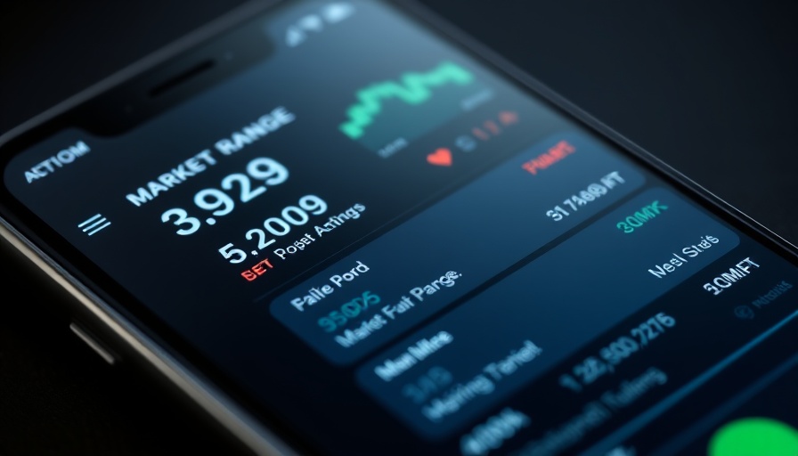Stock value display on financial app screen showing undervaluation and targets.