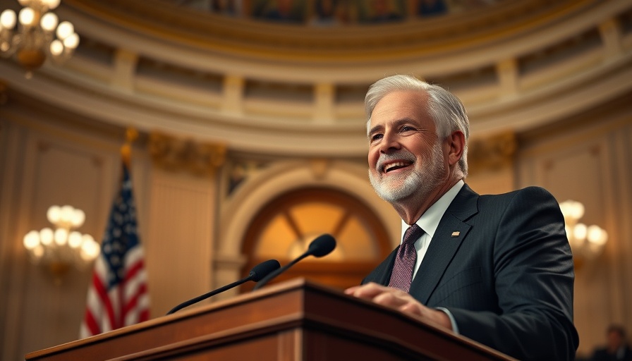 Influential speaker addressing U.S. economic issues in a formal setting.