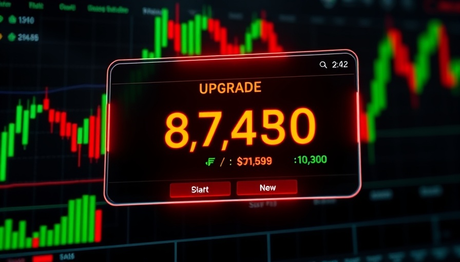Zomato stock upgrade shown on financial market interface
