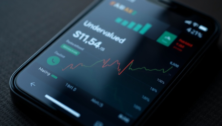 Mobile app screen showing investment strategies data and valuation metrics.