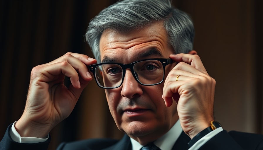 Distinguished man speaking on Federal Reserve Probe in formal setting.