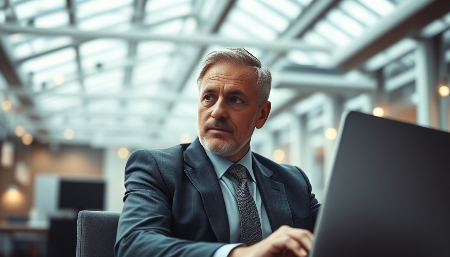 Gen X professional facing unemployment challenges in office.