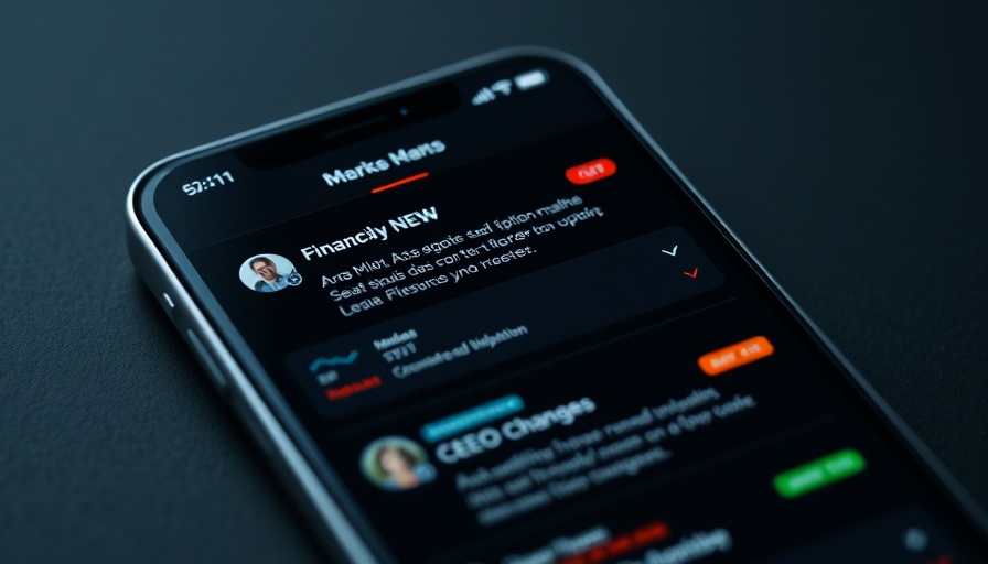 Investment news alerts on mobile app screen, SK Hynix investment strategies.