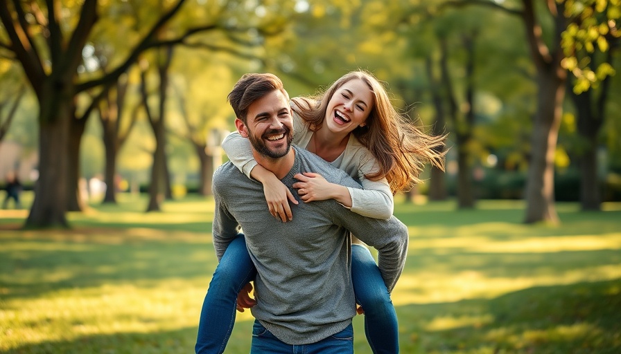 Happy couple enjoying outdoor time, combating retirement boredom.