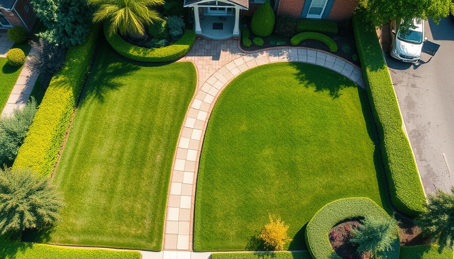 Modern garden design ideas in an upgraded front yard.