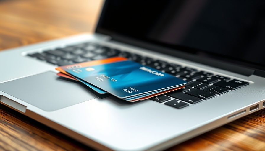Understanding APRs with credit cards on a laptop keyboard.