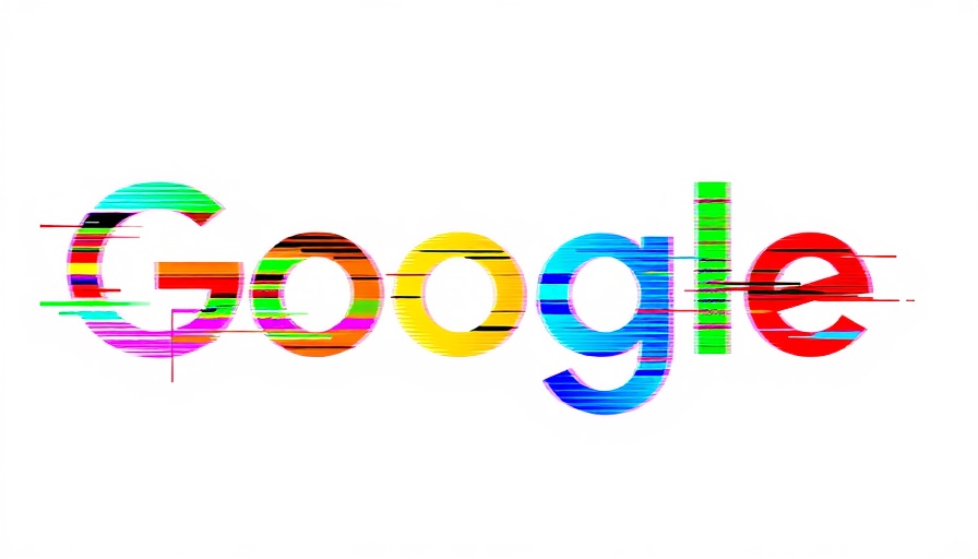 Glitch Google logo illustrating Google spyware Catwatchful.