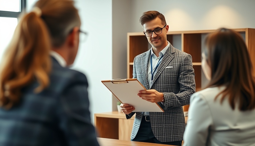 Professional discussing documents in an office setting, waiving the appraisal contingency.