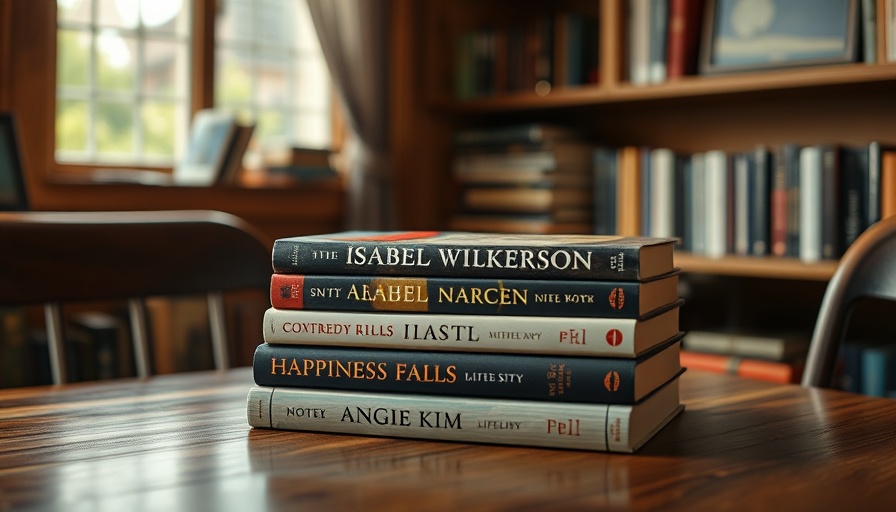 Popular books 'Caste' and 'Happiness Falls' ideal for senior book clubs.