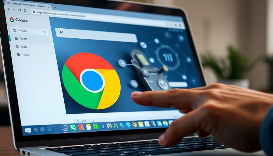 AI-powered store summaries for shopping on Chrome browser screen.