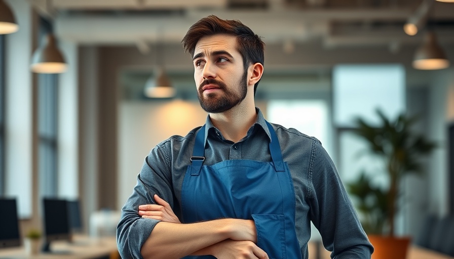 Professional businessman in a modern office environment.