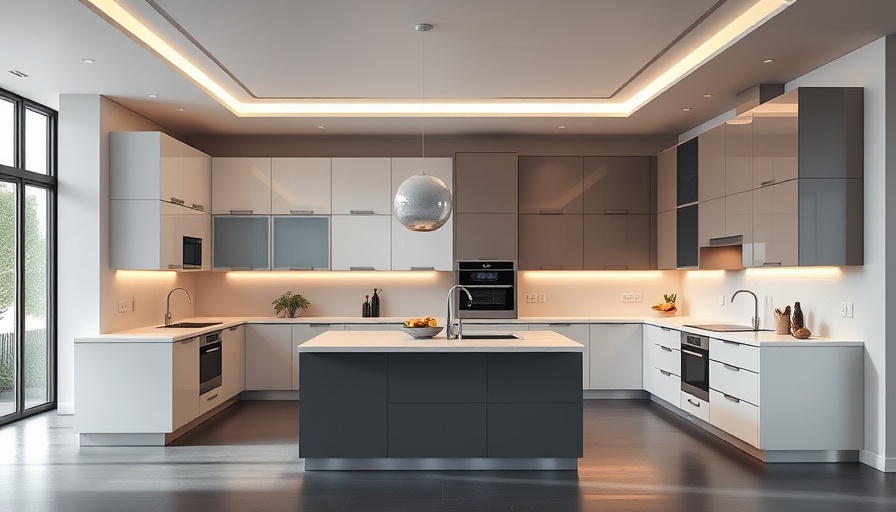 Modern L-shape modular kitchen design with sleek cabinetry.