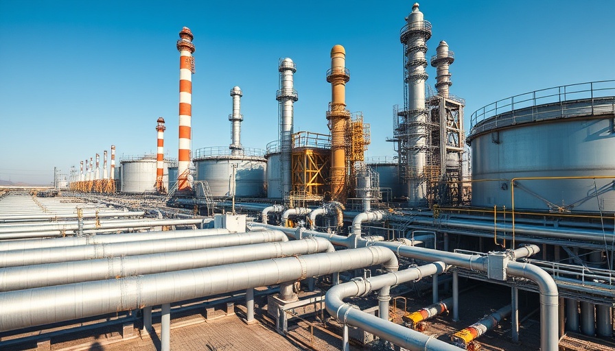 U.S. natural gas facility highlighting potential 2026 price trends.
