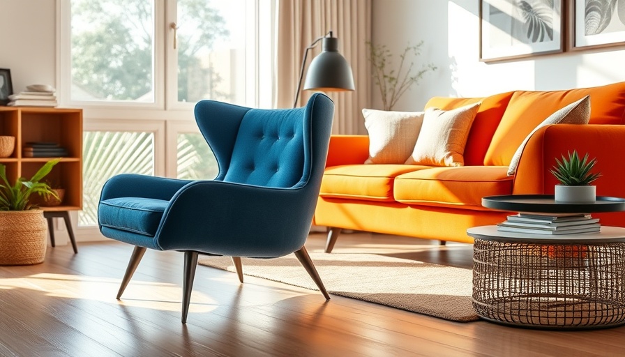 AI-powered image editing features Photoshop in a stylish living room.