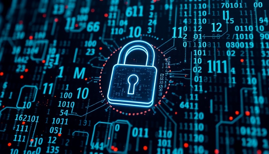 Abstract digital security padlock symbol, Lovense security flaws.