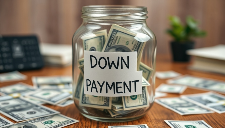 Costs of owning a home: jar for down payment savings.