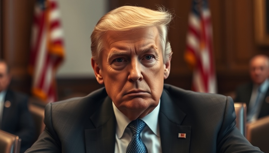 Political figure at formal meeting, American flag backdrop, Voice of America operations context.