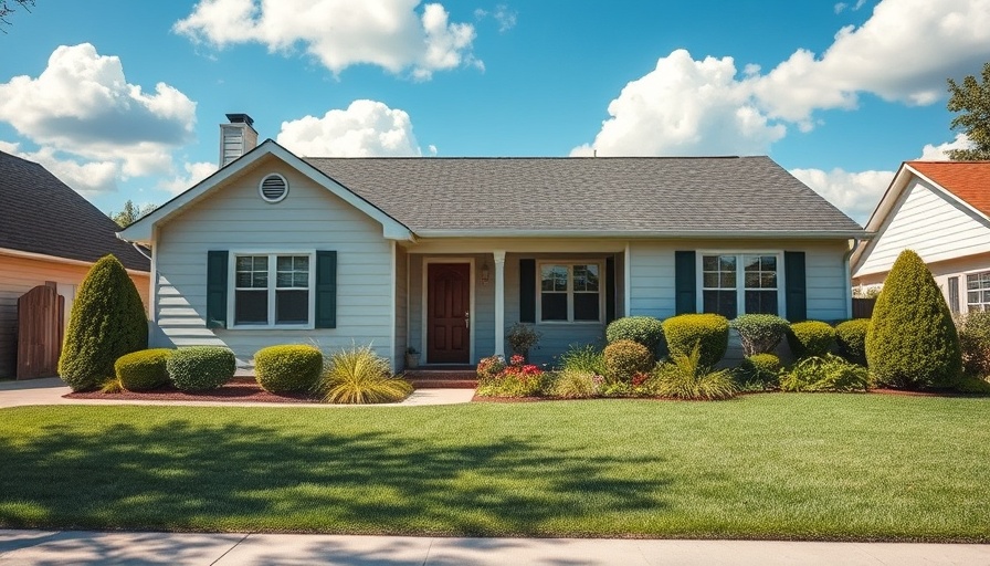 Suburban home showcasing potential for first-time homebuyer loans.