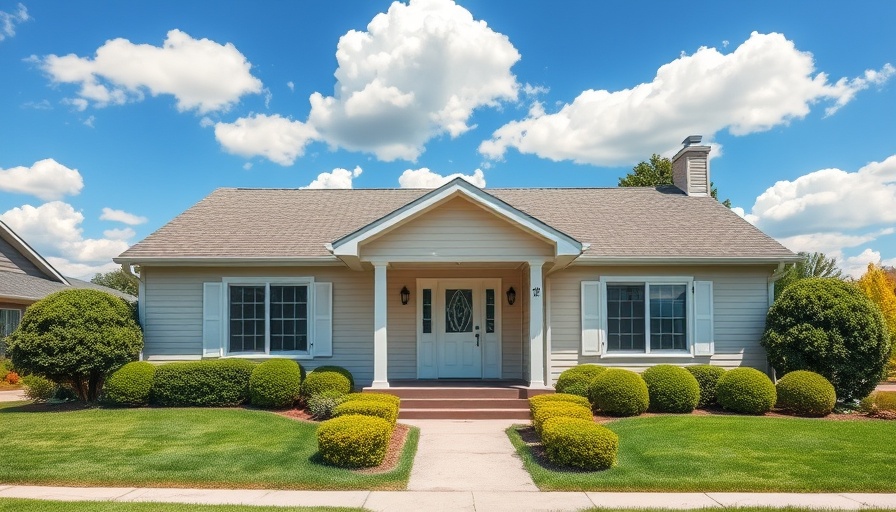 Charming suburban home, ideal for first-time homebuyer loans.