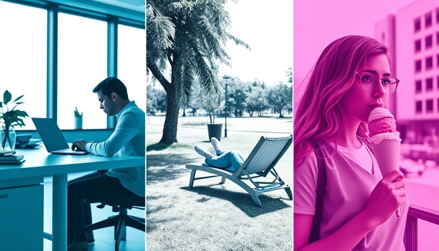 Creative triptych collage illustrating diverse daily activities, Bay Area business news.