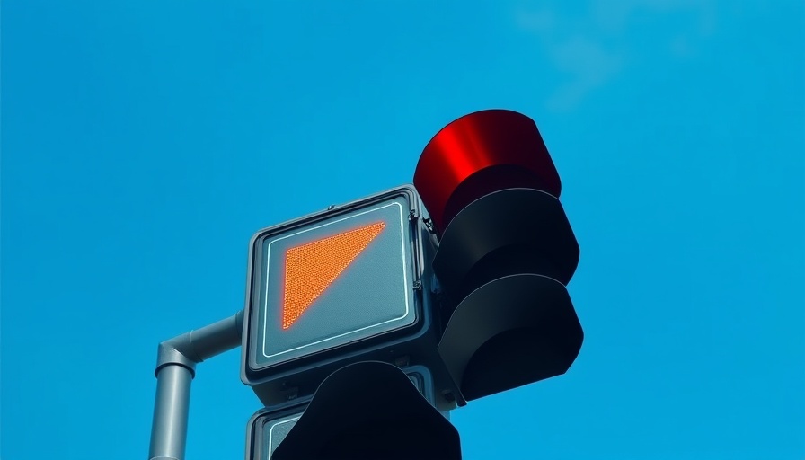 Traffic Light Signals Meaning: Red left arrow traffic light.