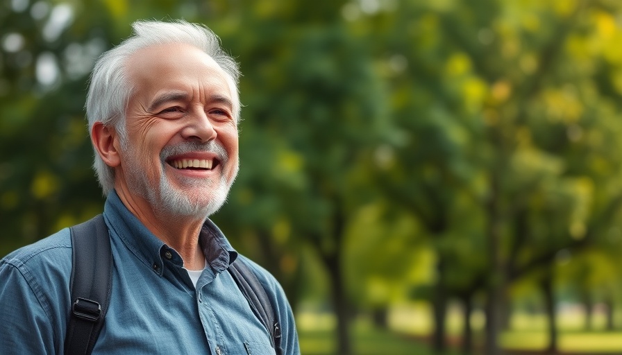 Happy older man outdoors, embodying retirement planning bliss.