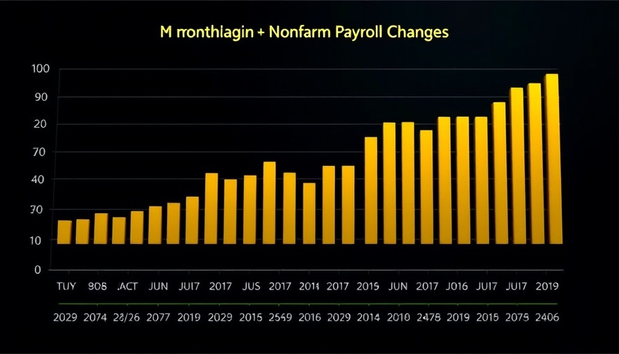 Graph depicting US labor market slowdown from 2023 to 2025