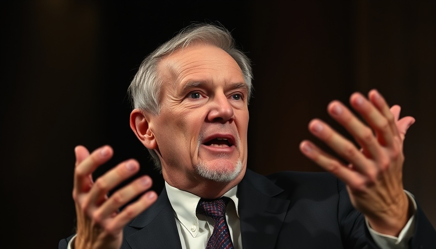 Older man speaking intensely at a formal event, Trump firing chief labor statistician.