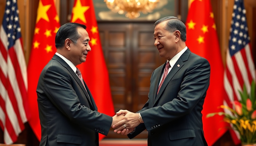 Diplomatic handshake between leaders highlighting Trump's Policies Impact on China.