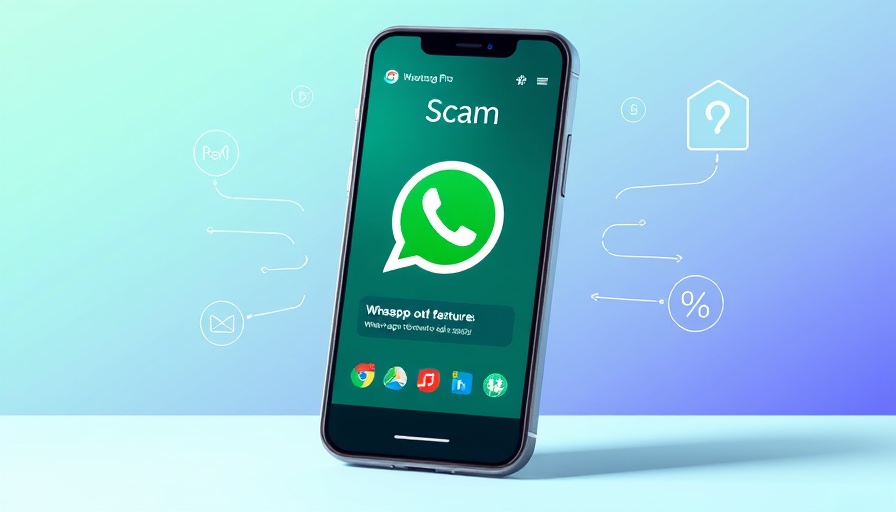 WhatsApp Scam Protection Features illustrated on smartphone screen.