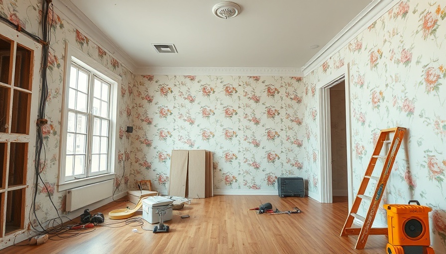 DIY Home Renovation Challenges: room under renovation with tools scattered.