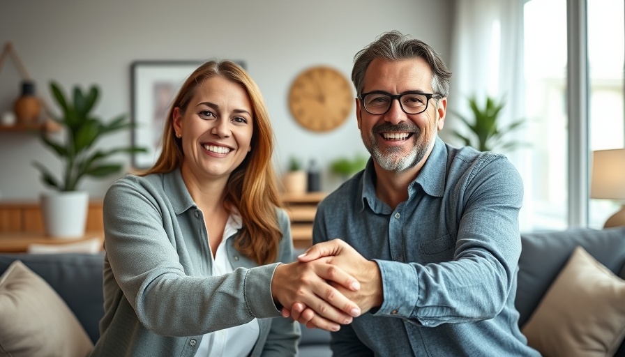 Happy couple sealing the deal, related to buying a house with cash.