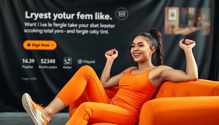 Freelancers juggling health and wellness with a smile on a bright couch.