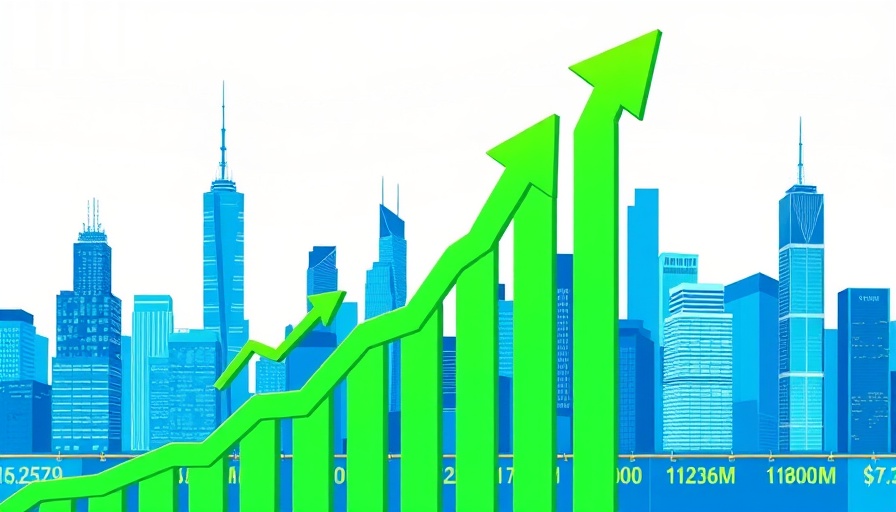 Bull market trend illustration with upward arrows, financial growth.