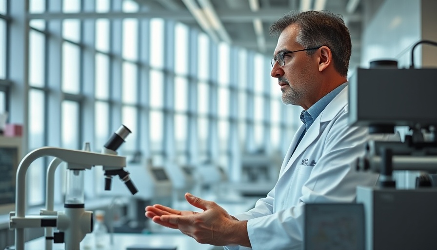 Oxford Nanopore leadership scientist discussing equipment