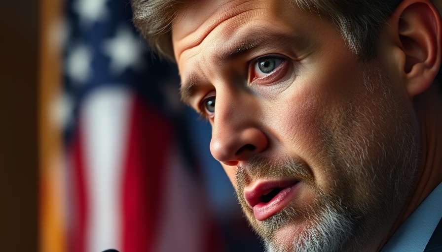 Close-up of a man speaking with American flag backdrop, OpenAI open source