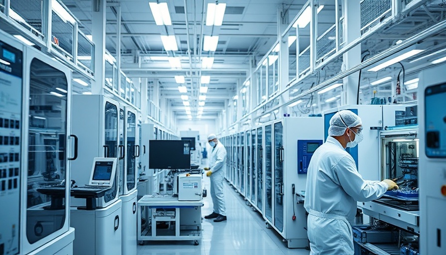 Advanced semiconductor manufacturing plant highlighting revitalizing Intel manufacturing.