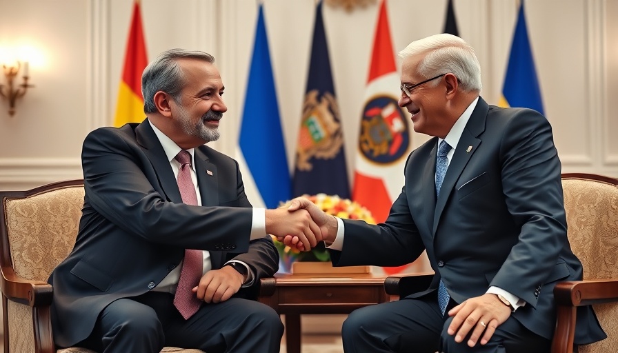Leaders in formal meeting discussing Russia United States relations.