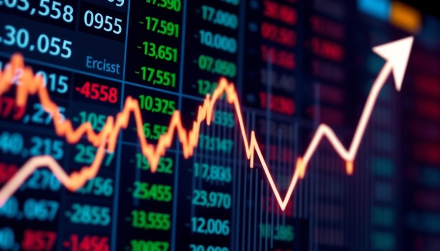 European markets rise after U.S./China tariff truce, upward trend chart.