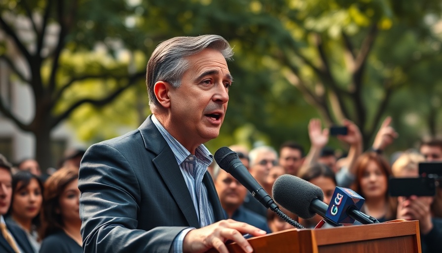 Politician speaking about New York City rent stabilization
