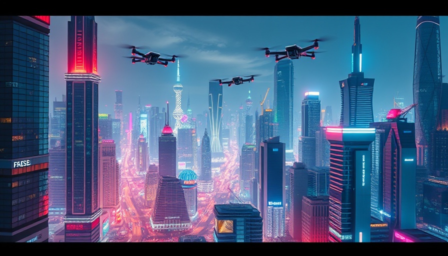 Futuristic skyline illustrating defense startup opportunities