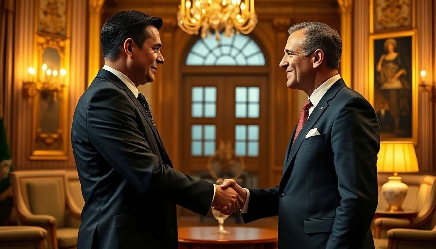 Trump Putin Zelenskyy meeting in elegant setting with handshake.