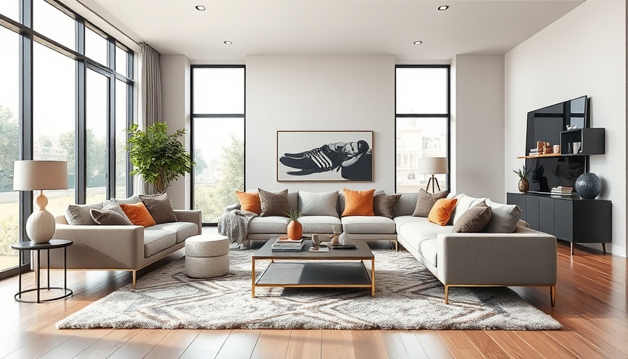 Wayfair tariffs impact on consumer spending in modern living room.