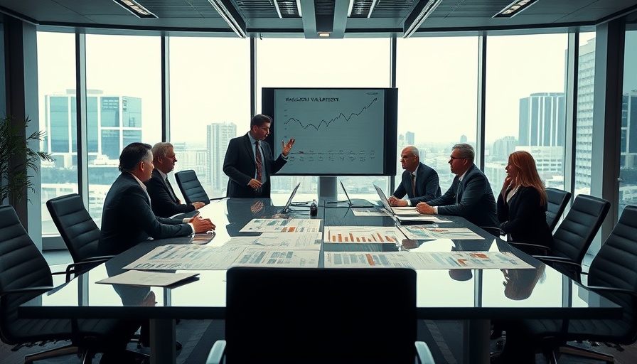 Executives discussing OpenAI valuation and CEO salary in modern boardroom.