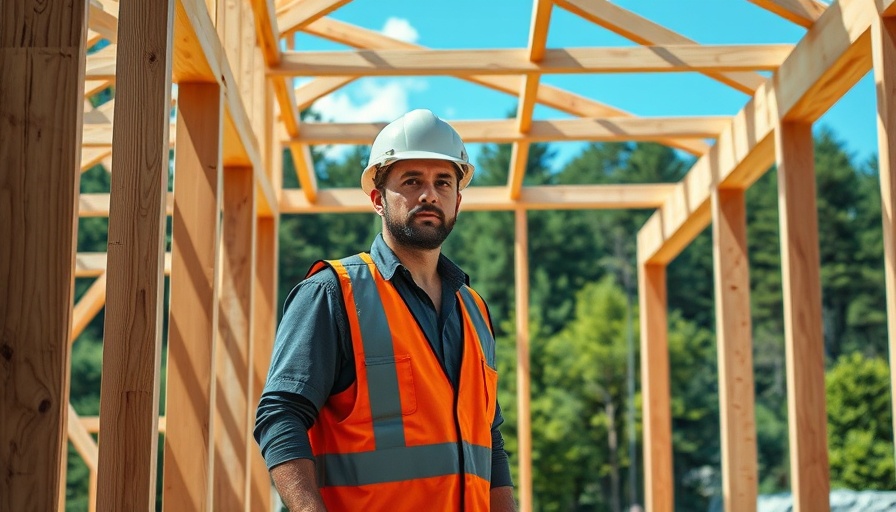 Construction worker at site, linked to small business loans.