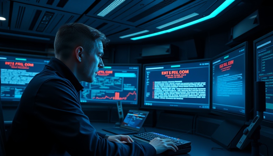 Futuristic control room with engineer analyzing AI project failure.