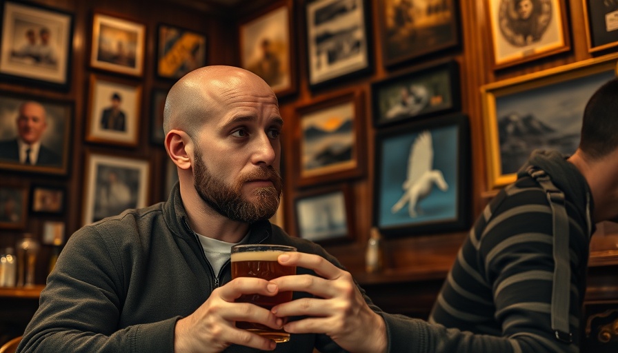 Casual pub conversation about AI adoption in tech industry