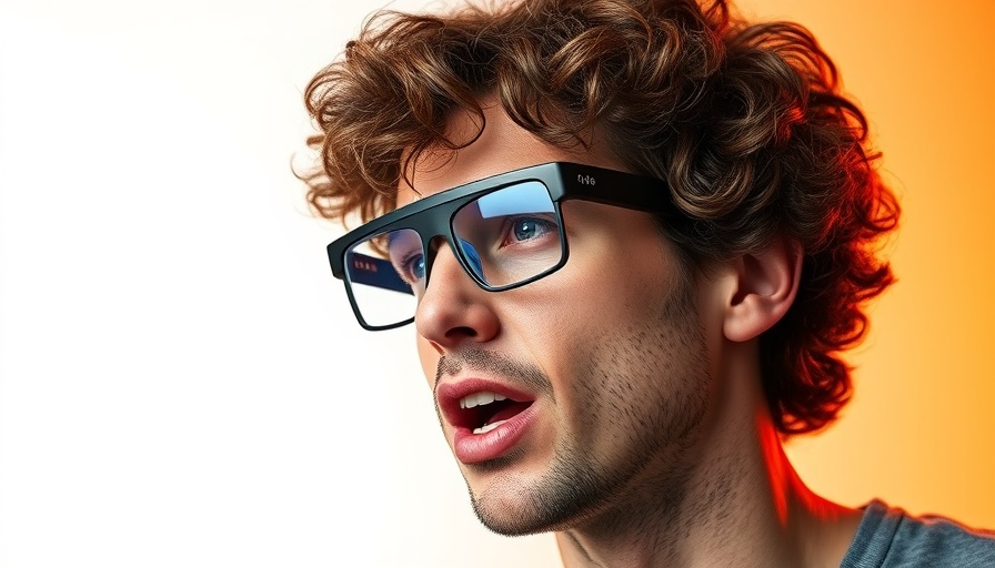 Man speaks energetically with smart glasses; Meta partners with Midjourney.