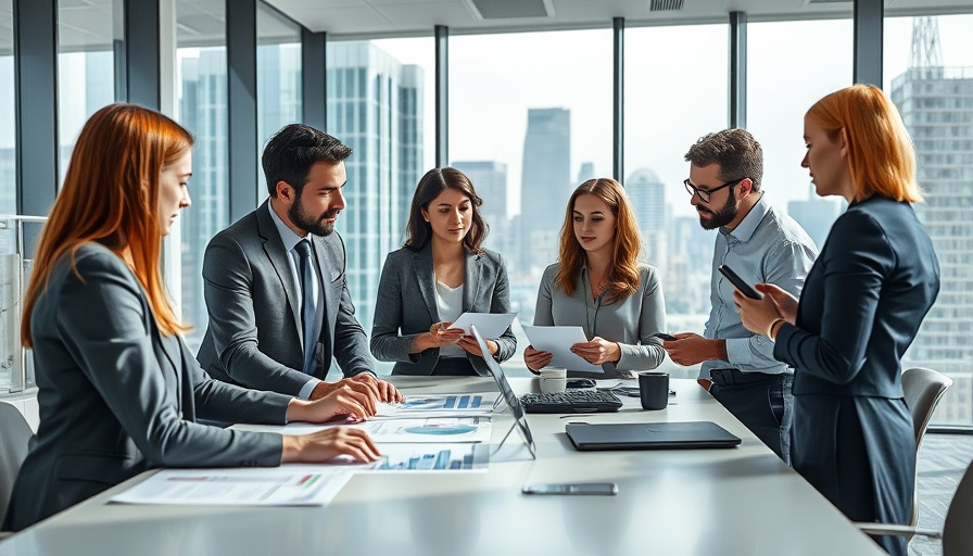 ChatGPT for Enterprise in a modern office setting with professionals.