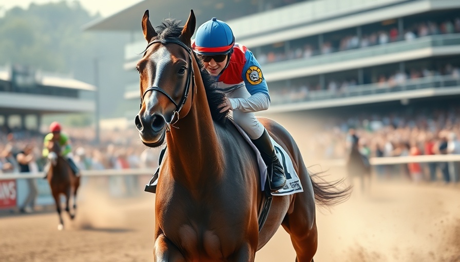 Ron Turcotte Legacy in Horse Racing: Jockey racing a thoroughbred horse.